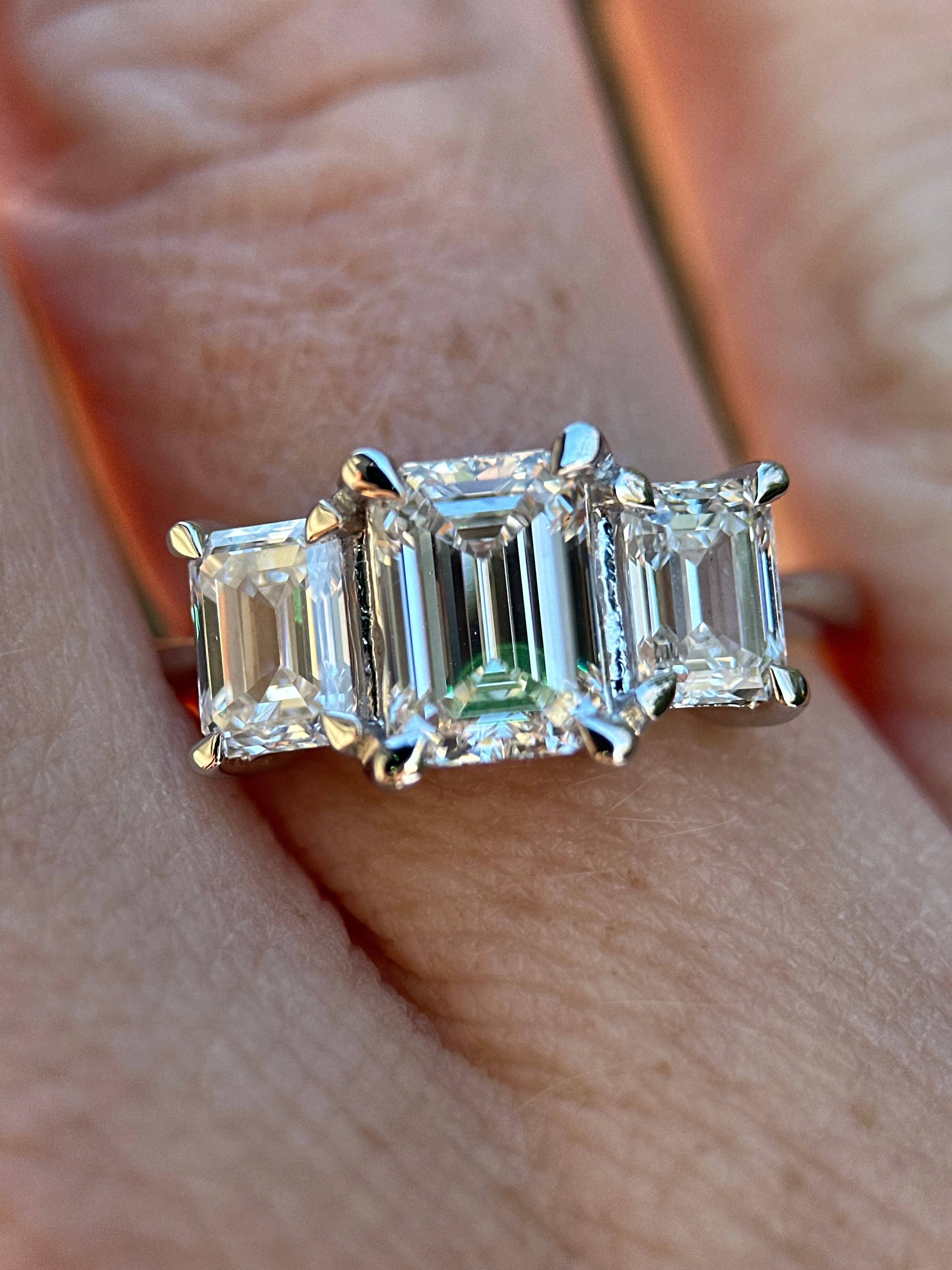 3 ctw Lab Grown Diamond Ring